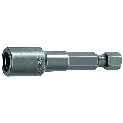Hex Drive Bit Holders, Magnetic, 1/4 in Drive, 4 in Length