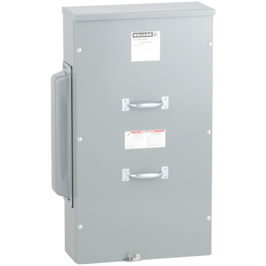 Main lugs unit, EZ Meter-Pak, 400A, 120/240VAC, 1ph/3W, 800A bus, OH/UG, Type 3R