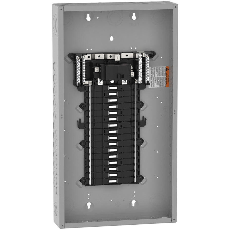 Indoor QO Load Center, PLug-On Neutral, Main Breaker, 100A, 1-Phase, 32 Spaces