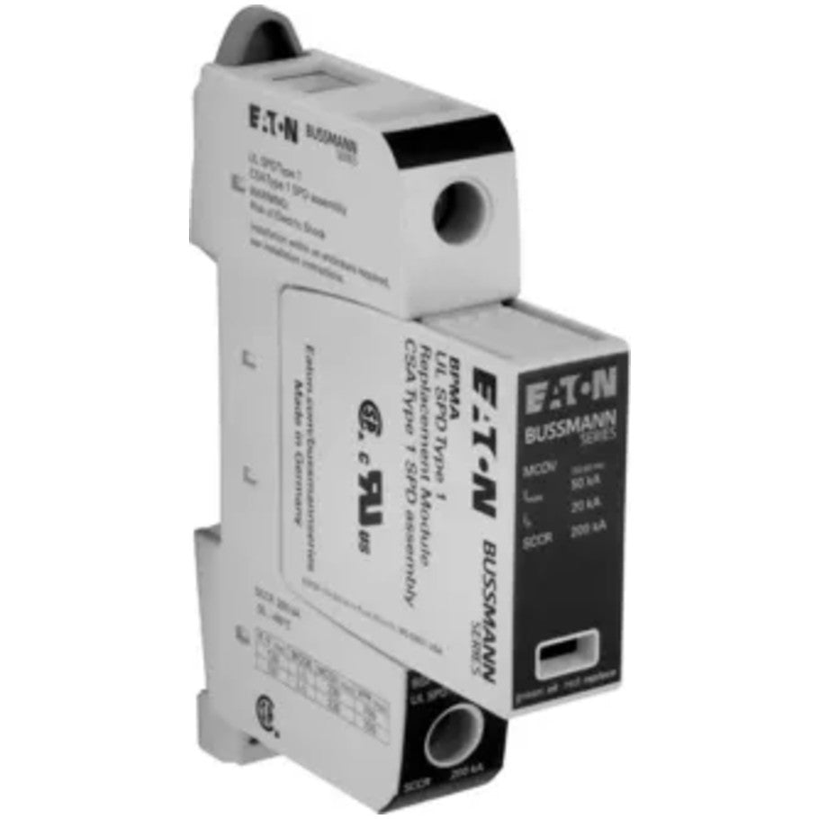 BSPMA Series, Surge Protection Device, Thermoplastic, DIN-Rail Mounting, 240V ac, 1-Phase, 16 to 22 AWG