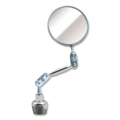 Heavy Duty Inspection Mirror, 7-1/8 in L, Magnetic Base