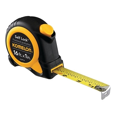 Self Lock Speed Mark Tape, 1 in x 16 ft, SAE, Yellow