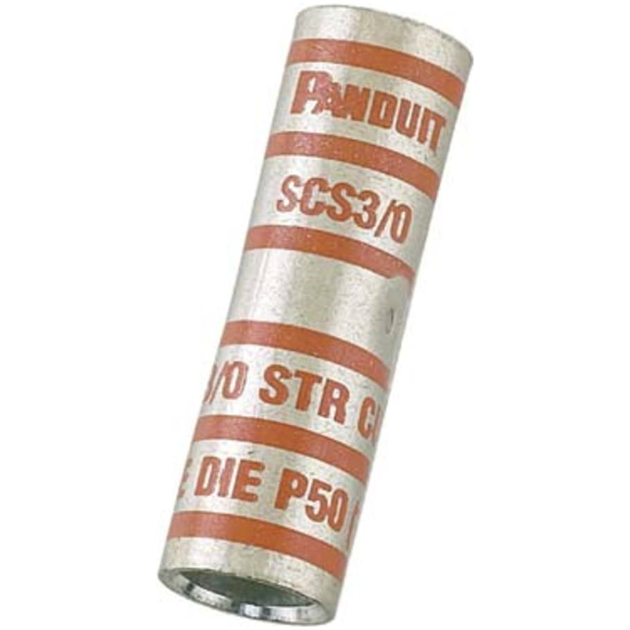 Pan-Lug SCS8-L Comp. Splice, Tin-Plated Copper, PK50
