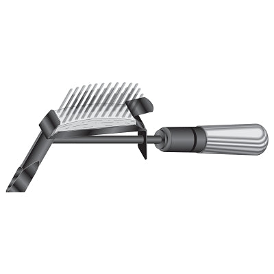Chipping Hammers, 11 1/4 in, 18 oz Head, Chisel and Brush, Wood Handle