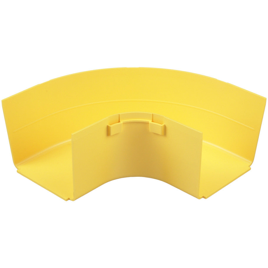 FiberRunner Horizontal Right-Angle, 90°, 4x4, Yellow