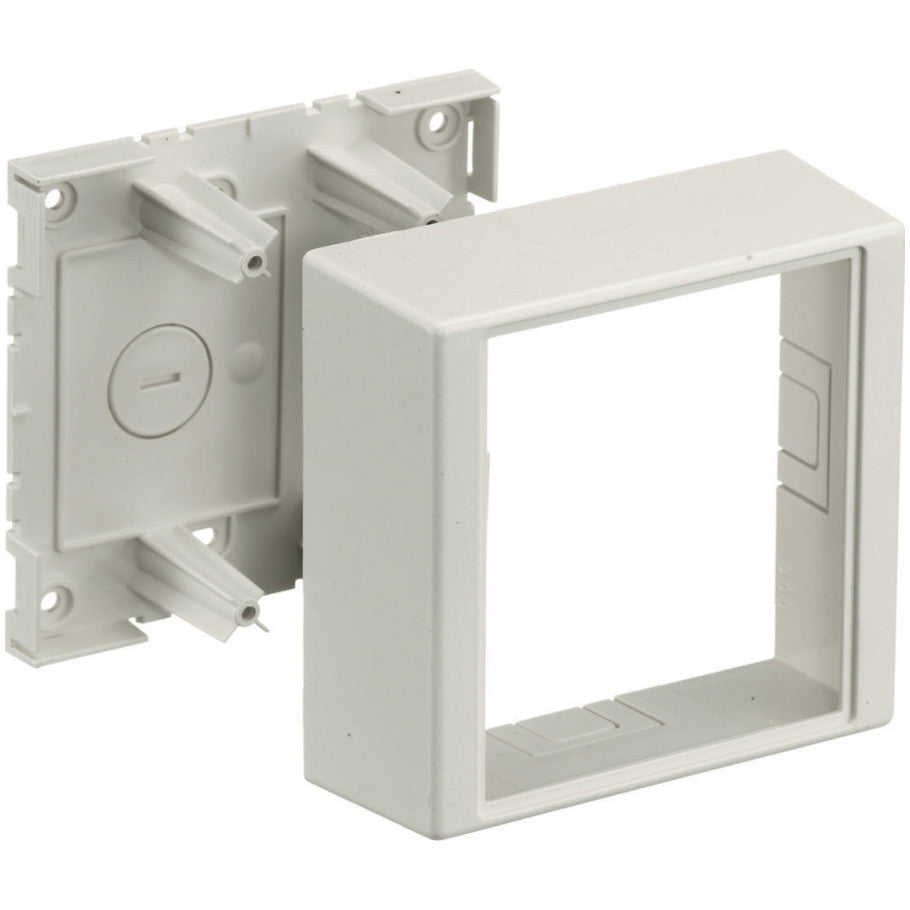 Non-Metallic Raceway, PolyTrak Series, PolyTrak Box, 2-Gang Telephone, 2.44" Deep