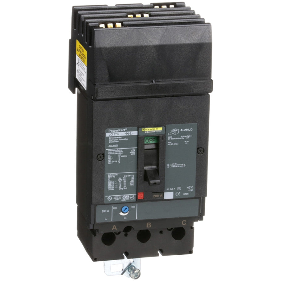 J-Frame 18kA AIR Thermal Magnetic UL Current Limiting 200A 600V 3-Pole Circuit Breaker