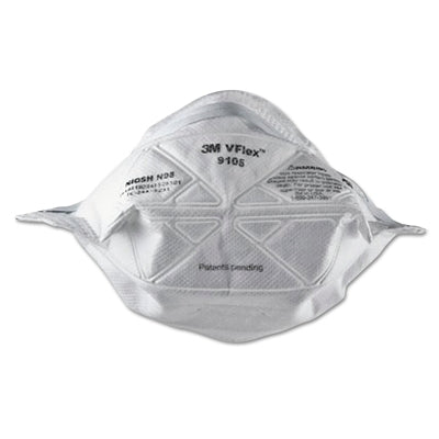 3M 9105 VFlex N95 Particulate Respirator, Certain Non-Oil Based Particles, Standard Size