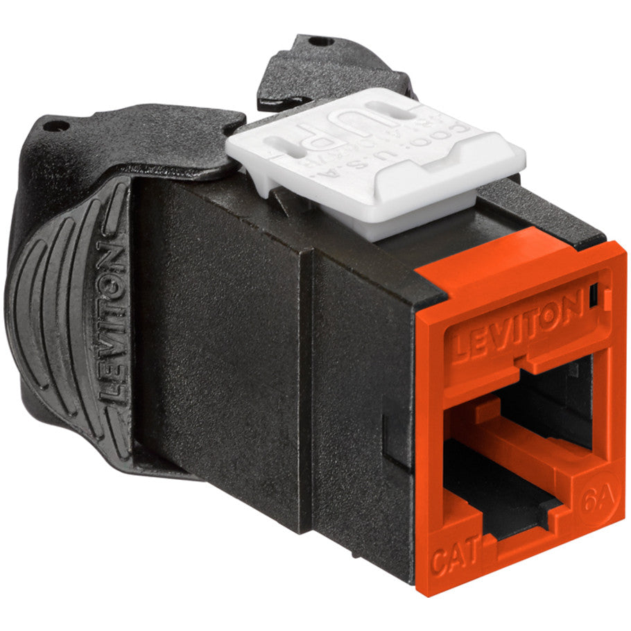Atlas-X1 Cat 6A  UTP QuickPort Connector, Orange