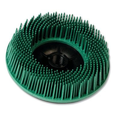 3M 048011-24241 Bristle Disc, 4-1/2 in x 5/8 in-11, 50 Grit, Ceramic, 12000 rpm, Green