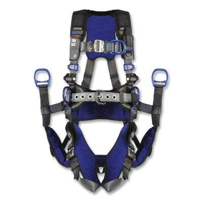 3M 1113192 ExoFit NEX Tower Climbing Harnesses, Back/Front/Side D-Rings, Large, Q.C.