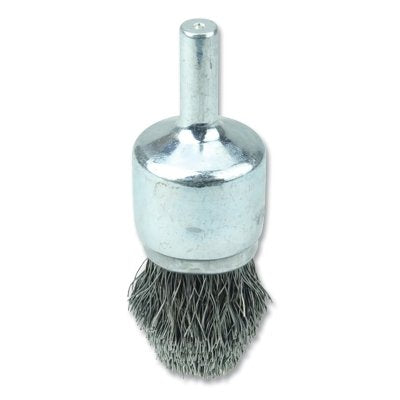 Controlled Flare End Brush, Steel, 3/4 in dia, 22000 RPM