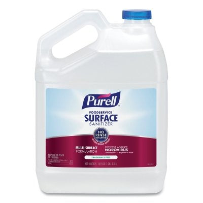 Foodservice Surface Sanitizer, 128 fl oz, Bottle, Alcohol-Like Scent