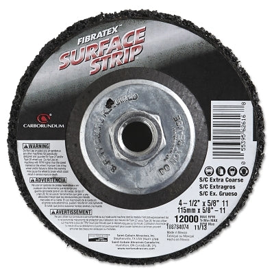 Depressed Center Grinding Wheels, Silicon Carbide, 4 1/2 in Dia., Extra Coarse