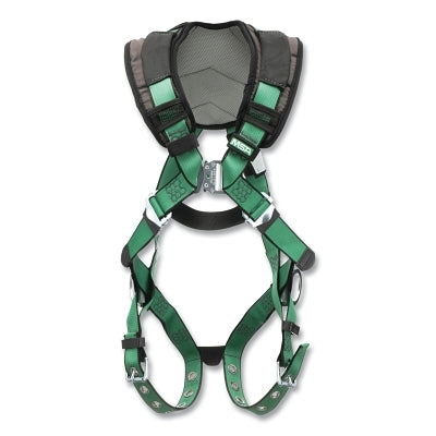 V-FORM+ Full-Body Harness, Back/Hips D-Rings, Std, QC Chest/Tongue-Buckle Leg Straps, Shoulder Padding