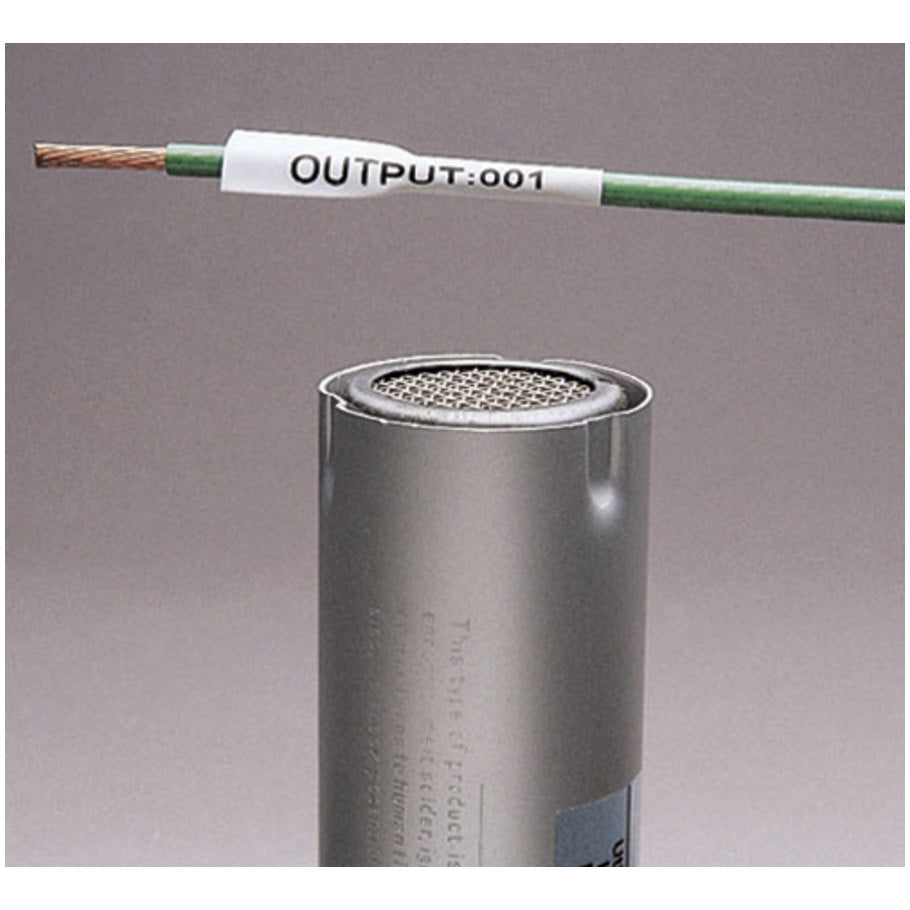 Military Grade Continuous Heat Shrink Label Cassette, White, .84 in. W x 6 ft. L
