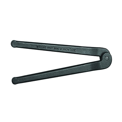 Adjustable Face Spanner Wrenches, 4 in Opening, Pin, 10 3/8 in