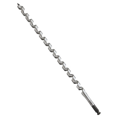 Impact Wrench Utility Pole Auger Bits, 11/16 in X 18 in, 7/16 in Shank