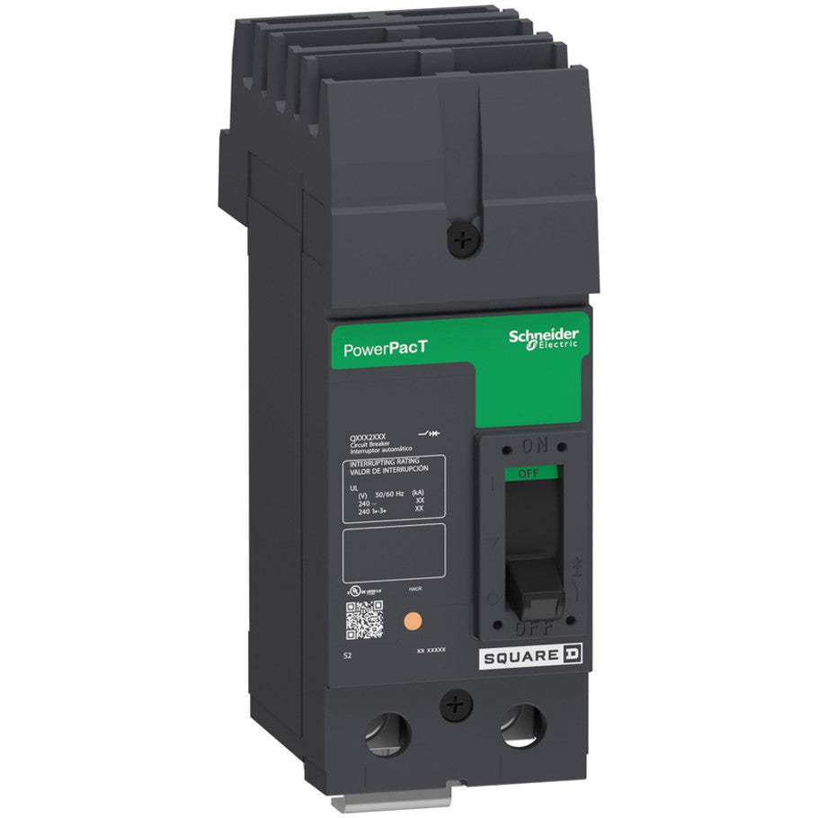 PowerPact Q Series Thermal Magnetic Circuit Breaker, 2-Pole, 65 kA, 150A, 240V ac, BC Phase, 6.47 H x 4.5 W x 3.93 D in.