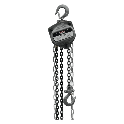 S90 Series Hand Chain Hoist, 1/2-ton, 10 ft Lifting H, 1 Fall, 11 in Head Room, 58-1/2 lb Pull Force