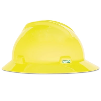 V-Gard Protective Hats, Fas-Trac Ratchet, Hi-Viz Yellow-Green