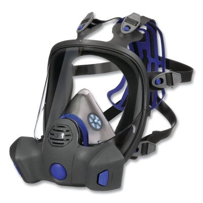 3M FF-801 Secure Click Full Facepiece Reusable Respirator, Small, Particulates, Silicone Body