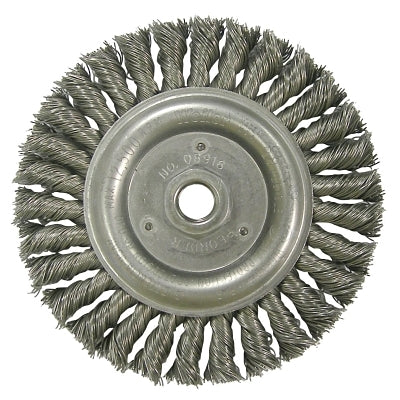 Roughneck Stringer Bead Wheel, 6 in D x 5/16 W, .023 in Steel Wire, 12,500 rpm