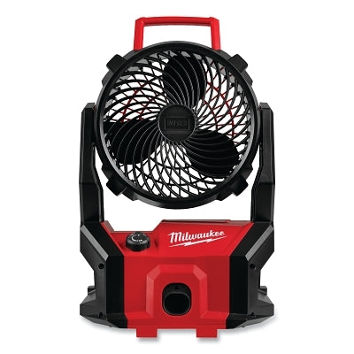 M18 Brushless PACKOUT Fan, Personal, 7 in Blades, 18 V, Variable Speed, Black/Red