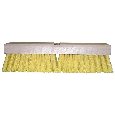 Deck Scrub Brushes, 12 in Hardwood Block, 2 in Trim, Synthetic Fill