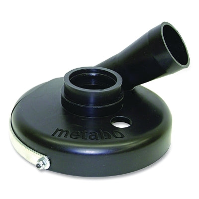 Convertible Shroud for Angle Grinders, 5 in dia, Rubber, Black