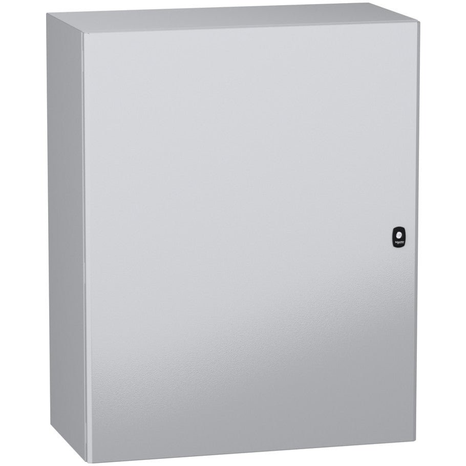 Wall mounted steel enclosure, PanelSeT S3DC, plain door, without plain chasis, 1000x800x400mm, IP66, IK10
