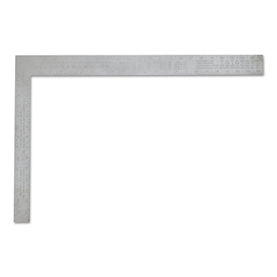 Aluminum Carpenter Square, 16 in x 24 in, 1/8 in @ 1 in, Aluminum