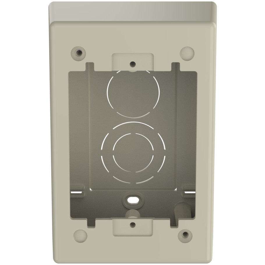 Non-Metallic Power Rated Outlet Box For LD Series Raceway, Ivory