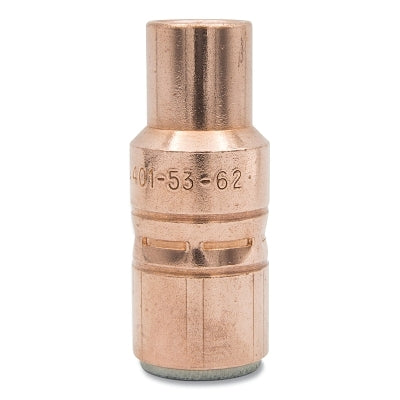 Air-Cooled Bore Nozzle, Heavy-Duty, Thread On, 5/8 in Bore, 1/8 in Stick-Out, Tapered, Brass