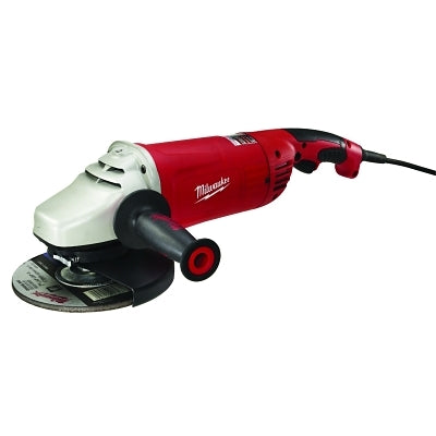 7 in /9 in Large Corded Angle Grinder, 7 in/9 in Wheel dia, 15 A, 6,000 RPM, Lock-On Trigger Switch