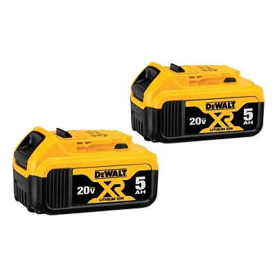 MAX* Cordless Tool Battery, 20 V, Lithium-ion, 5.0 Ah, 2 PK