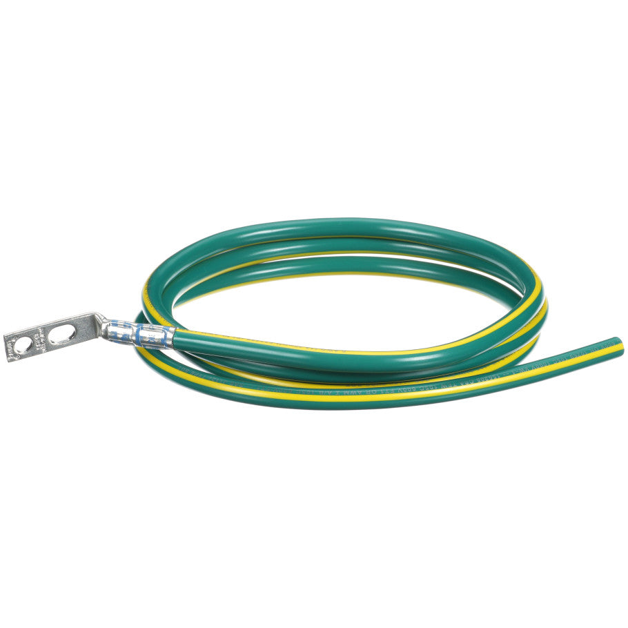 StructuredGround RGCBNJ660PY Equipment Bonding Jumper, Green/Yellow, 6 AWG