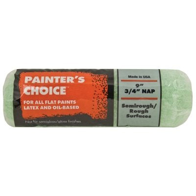 Painter's Choice Roller Covers, 9 in, 3/8 in Nap Length