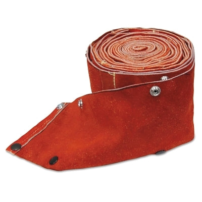 Cable Cover with Snaps, 4 in W x 50 ft L, MIG, Large, Leather