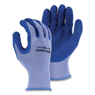 SuperDex Grip Gloves, 10/Large, Light Blue with Blue Coating