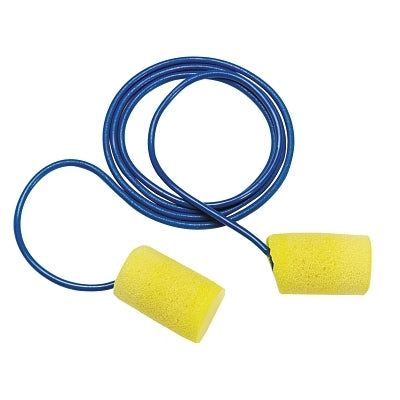3M 311-1101 E-A-R Classic Foam Earplugs, PVC, Yellow, Corded