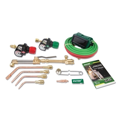 Journeyman EDGE 2.0 Cutting, Heating and Welding Outfit, CGA 540/CGA 510 Inlet, 3 in Welding Capacity