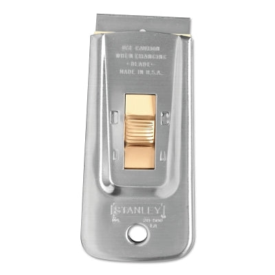 Retractable Razor Blade Scraper, 5-7/8 in Length, 1-1/2 in Wide, Single-Edge