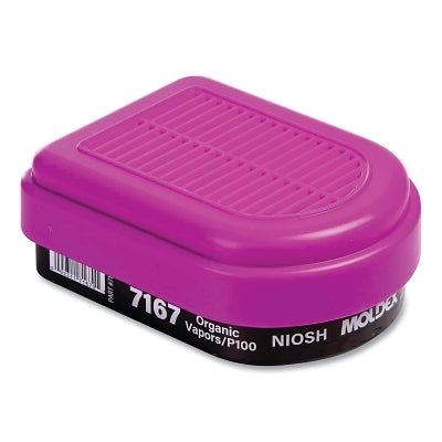 7000/7800/9000 Series Combo Gas/Vapor Gas Cartridge w/P100 Filter, Organic Vapors, for Respirator