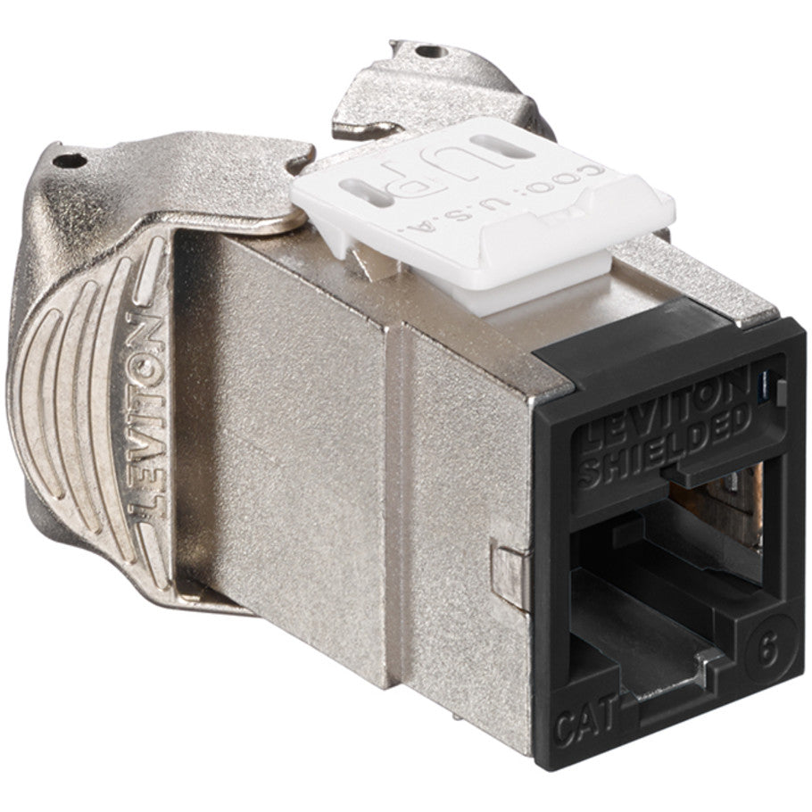 Atlas -X1 Cat 6 Shielded QuickPort connector, Black