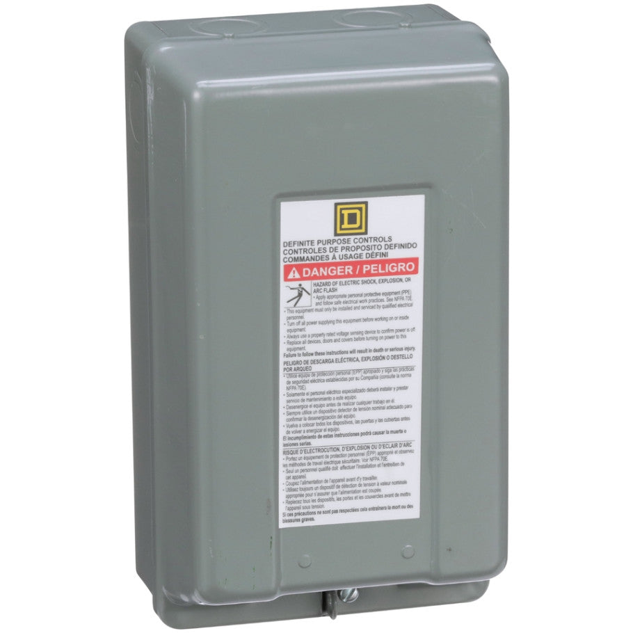 Definite Purpose Contactor Enclosure, NEMA 1, Compatible with 10-40A 2/3 Pole 8910DP/DPA Series Contactors