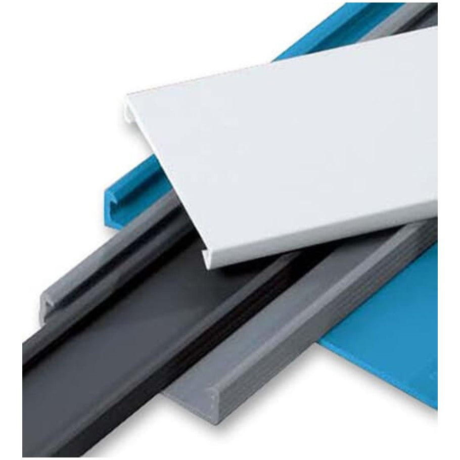 Plastic Wiring Duct Cover, 4 Inches, White