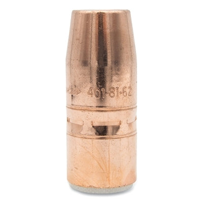 Air-Cooled Bore Nozzle, Heavy-Duty, Slip-On, 5/8 in Bore, 1/8 in Stick-Out, Tapered, Copper