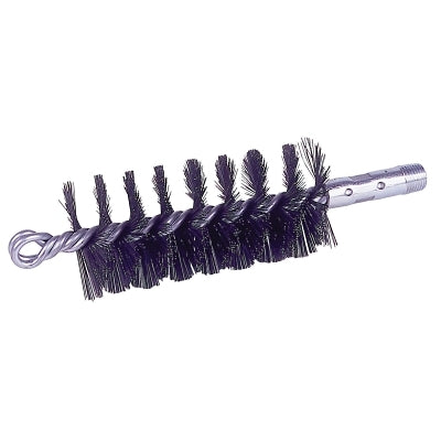 1-1/2" Single Spiral Flue Brush, .012 Steel Fill