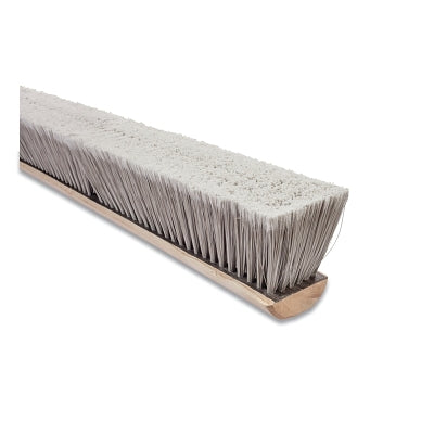 Silver Flagged Tip Polystyrene Floor Brush, 3724-LH, 3 in Trim x 24 in L, Wood, Brush Head Only